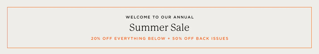 Annual Summer Sale