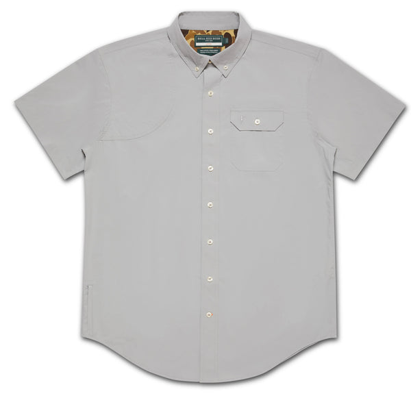 Active+ Field Shirt - Short Sleeve in Stone Grey