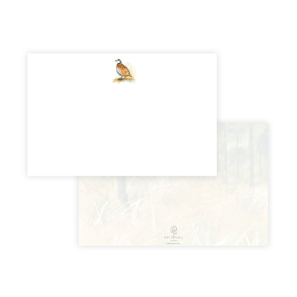 Quail Notecards